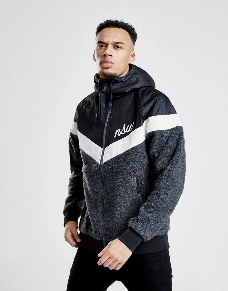 nike sportswear sherpa windrunner jacket